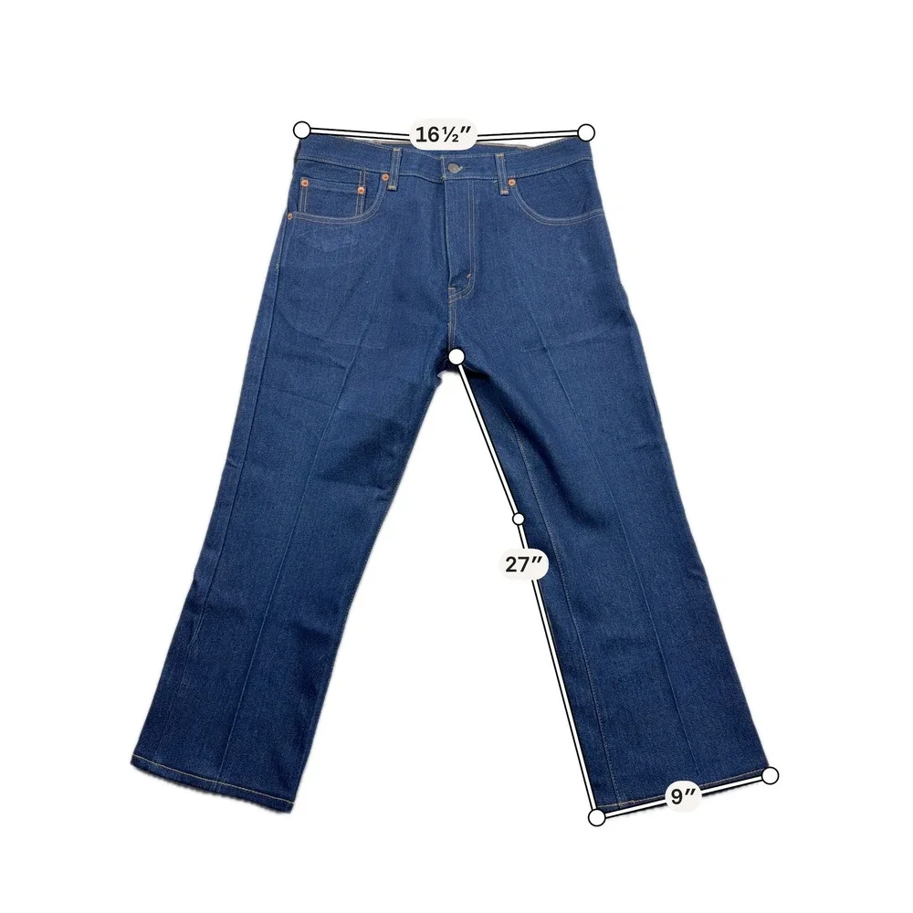 Levis Jeans 517 Bootcut Dark Wash Denim Mens 33x27 2 Pairs